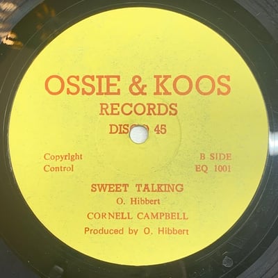Cornell Campbell - Mash You Down / Sweet Talking picture 2