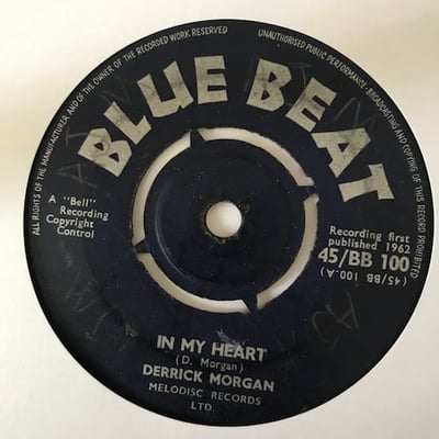 Derrick Morgan, Bell's Group - In My Heart / Kingston 13picture