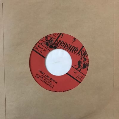 The Paragons, Tommy McCook & The Supersonics - I Wanna Be With You / Sweet And Gentle picture 2