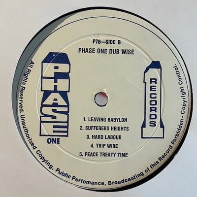 Roy Francis - Phase One Dub-Wise picture 4