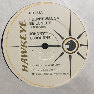 Johnny Osbourne - I Don't Wanna Be Lonely picture 2