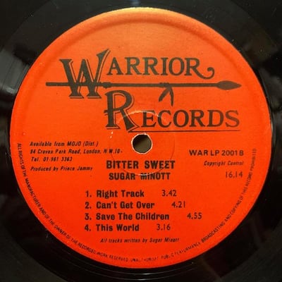 Sugar Minott - Bitter Sweet picture 3