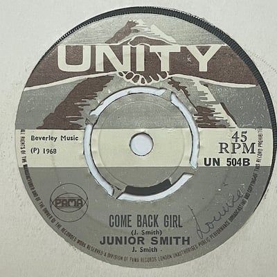 Slim Smith, Junior Smith - Everybody Needs Love / Come Back Girl picture 2