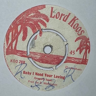 Delroy Wilson, Gregory Isaacs - Mash Up Illiteracy / Baby I Need Your Loving picture 2