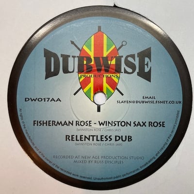 Danny Vibes, Jobe, Winston Rose - Nah Give Up / Fisherman Rose picture 2