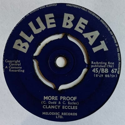 Clancy Eccles - Freedom / More Proof picture 2