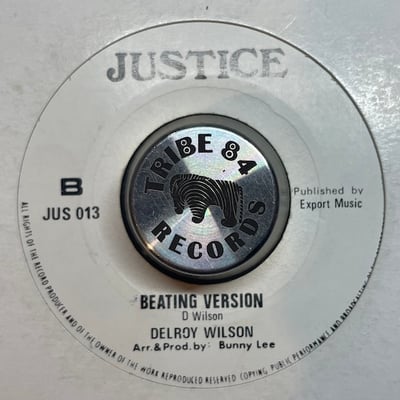 Delroy Wilson - You're Gonna Get A Beating / Beating Version picture 2