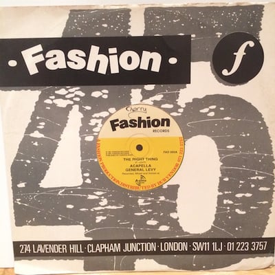 General Levy - The Right Thing / Original Length & Strength picture 2