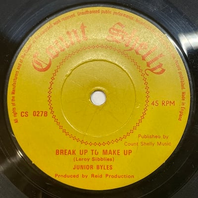 Youth Man, Junior Byles - Plat Skank / Break Up To Make Up picture 2