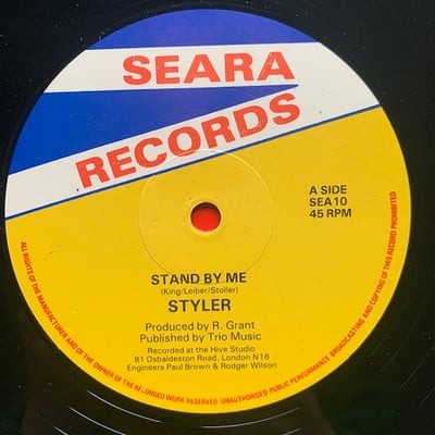 Styler - Stand By Me / Jamaican Child picture 3