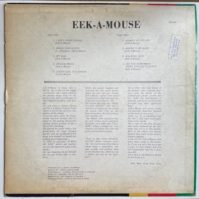 Eek-A-Mouse - Buble Up Yu Hip picture 2