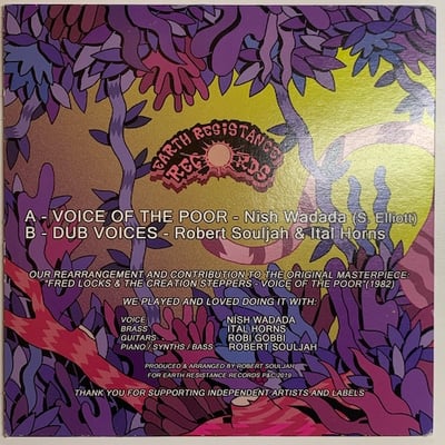 Nish Wadada, Robert Souljah, Ital Horns - Voice Of The Poor / Dub Voices picture 2
