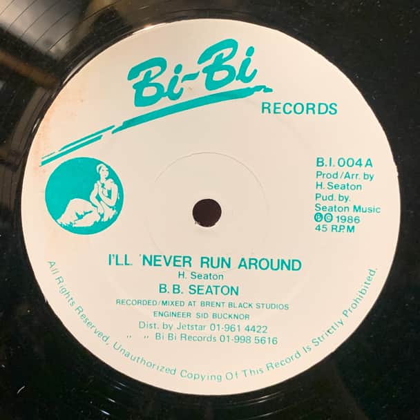 B.B. Seaton – I'll Never Run Around