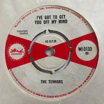 The Tennors - Ride Your Donkey / I've Got To Get You Off My Mind picture 2