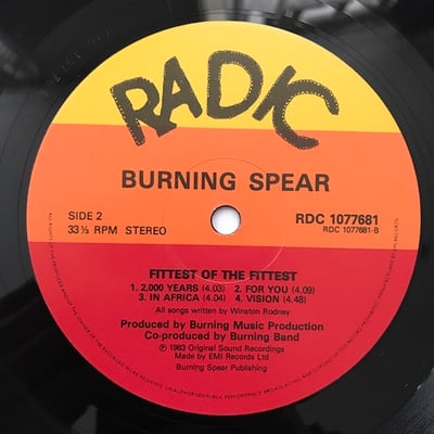 Burning Spear - The Fittest Of The Fittest picture 6