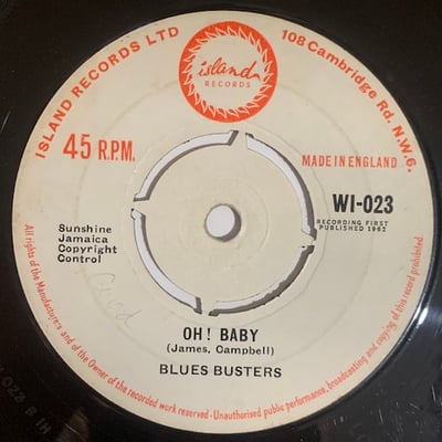 The Blues Busters - Behold! / Oh! Baby picture 2