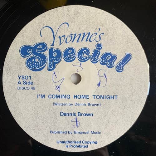 Dennis Brown, The Revolutionaries – I'm Coming Home Tonight