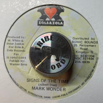 Mark Wonder - Signs Of The Timepicture