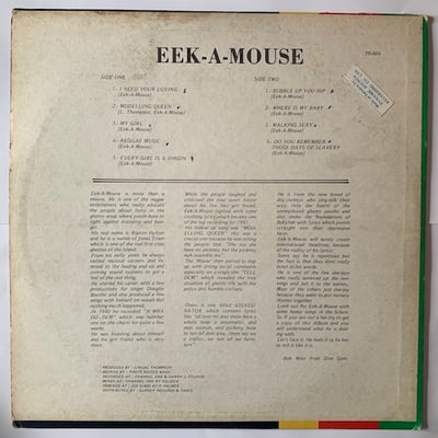 Eek-A-Mouse - Buble Up Yu Hip picture 2
