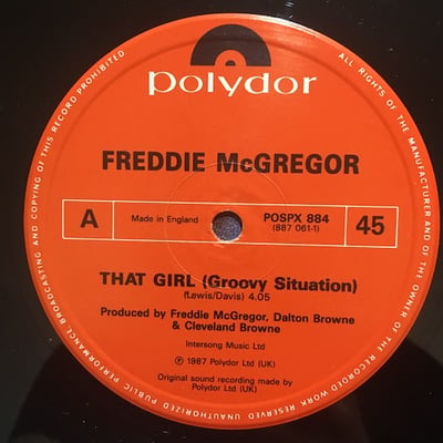 Freddie McGregor - That Girl (Groovy Situation) picture 3