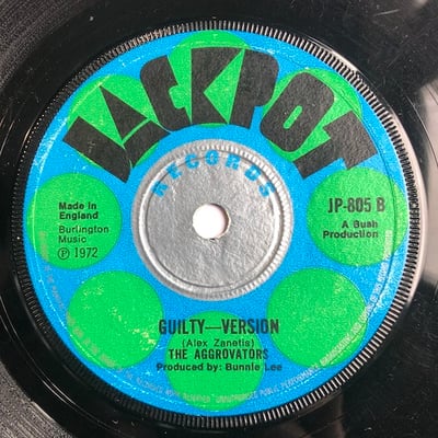 Ken Parker, The Aggrovators - Guilty / Guilty (Version) picture 2