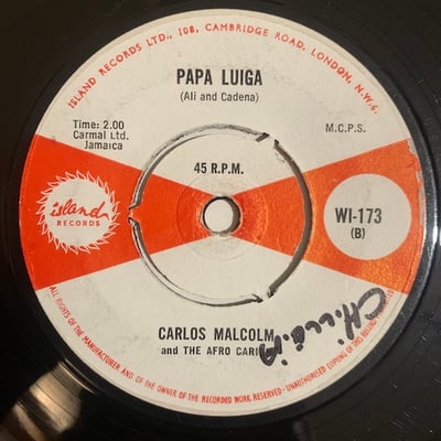 Carlos Malcolm & The Afro Caribs - Bonanza Ska picture 2