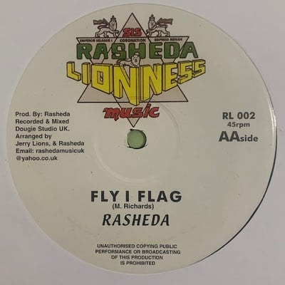 Sister Rasheda - I An I No Fear / Fly I Flag picture 2