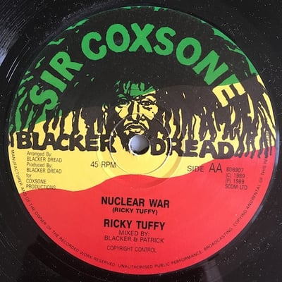 Quench Aid, Ricky Tuffy - Second Chance / Nuclear War picture 2