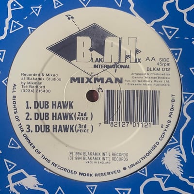 Mixman - Carriacou Cargo / Dub Hawk picture 3
