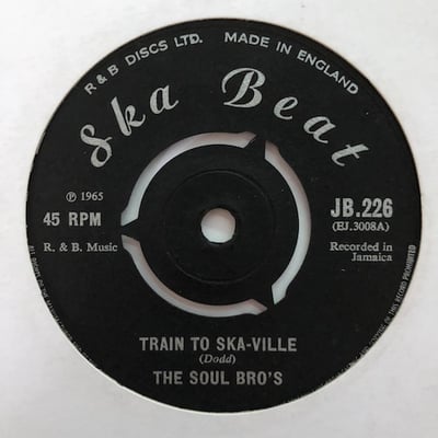 The Wailers, The Soul Brothers - I Made A Mistake / Train To Ska-Ville picture 2