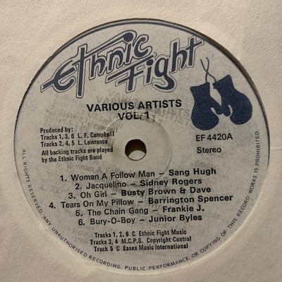 Various - Ethnic Fight Various Artists Vol. 1 picture 4