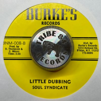 Hubert Lee, The Soul Syndicate - Hey Little Girl / Little Dubbing picture 2