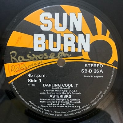 Asterisks - Darling Cool It / Jam Somethingpicture