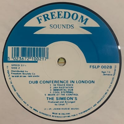 The Simeons - Dub Conference In London picture 3