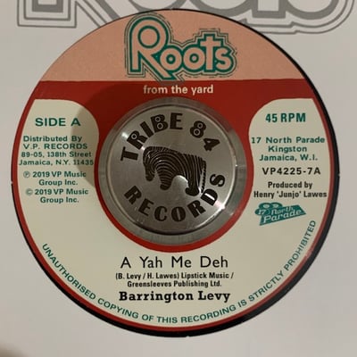 Barrington Levy - A Yah Me Deh picture 2