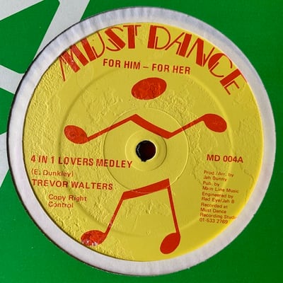 Trevor Walters, Jah Bunny - 4 In 1 Lovers Medley / A Jah Do It picture 2