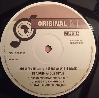 Bim Sherman, Horace Andy, U Black - In A Rub-A-Dub Style picture 4