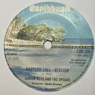 Junior Ross & The Spears - Babylon Fall picture 2