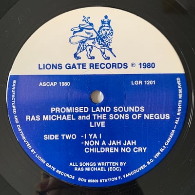 Ras Michael & The Sons Of Negus - Promised Land Sounds - Rockin' Live Ruff N Tuff picture 4