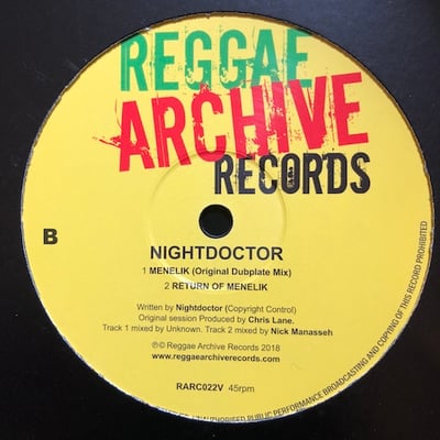 Nightdoctor - Menelik picture 2