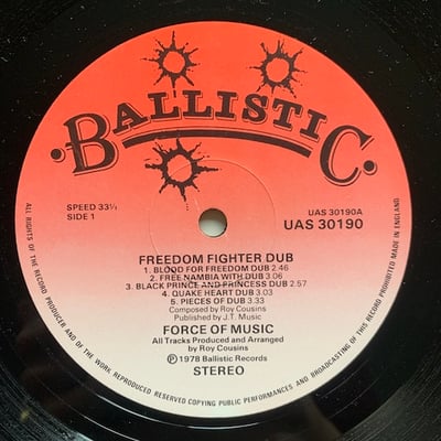 Force Of Music - Freedom Fighters Dub picture 3
