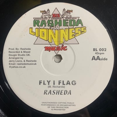 Sister Rasheda - I An I No Fear / Fly I Flag picture 2