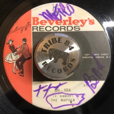 The Maytals - Sweet And Dandy / Oh - Yea picture 3