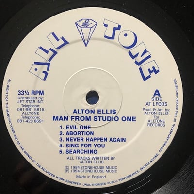 Alton Ellis - Man From Studio One picture 3