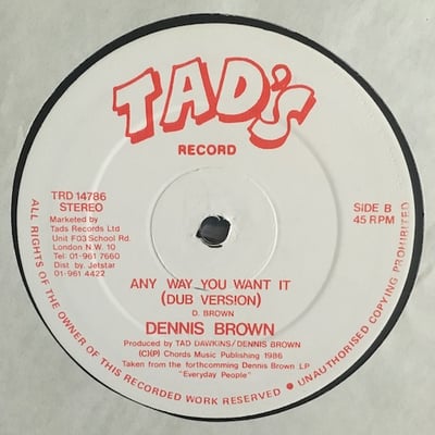 Dennis Brown - Any Way You Want It picture 2
