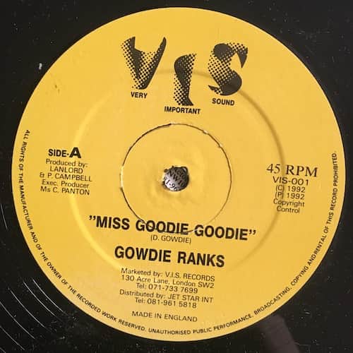 Gowdie Ranks – Miss Goodie Goodie