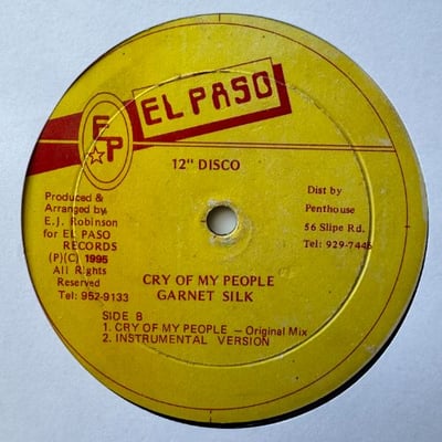Garnett Silk - Cry Of My Peoplepicture