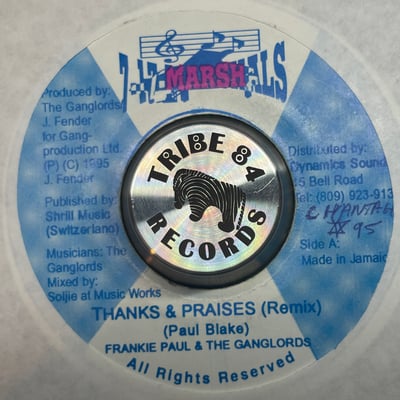 Ganglords, Frankie Paul - Thanks & Praisespicture