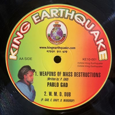 Pablo Gad - Heavy Laden / Weapons Of Mass Destructions picture 2