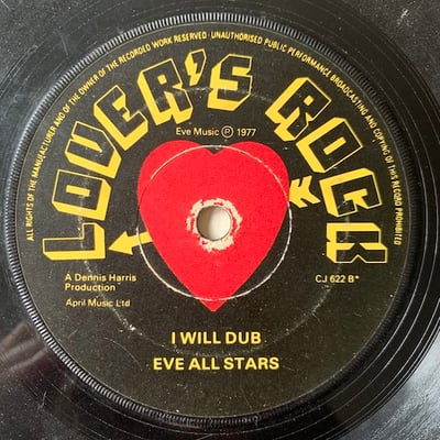 T.T. Ross, Eve All Stars - I Will / I Will Dub picture 2